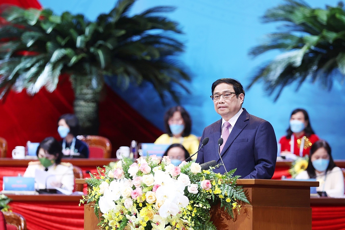 Thủ tướng Chính phủ Phạm Minh Chính phát biểu tại Đại hội